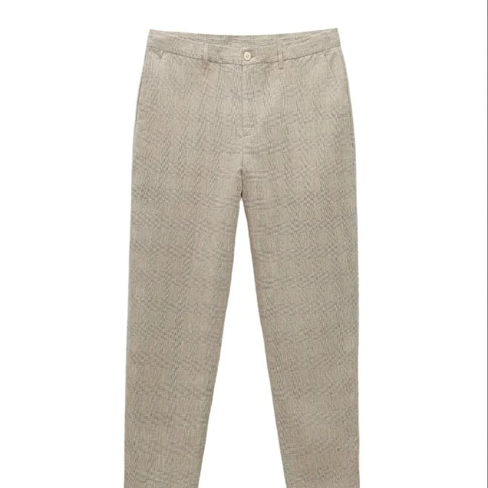 ZARA PLAID SUIT PANTS GRAY SIZE M 0029/331/707